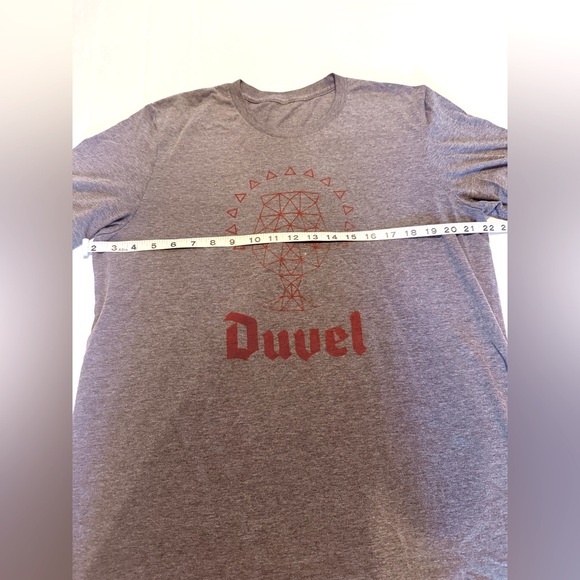 Vintage Duvel Brewing Co. T-Shirt by Normal Human – Heather Grey | Size L - Picture 4 of 8